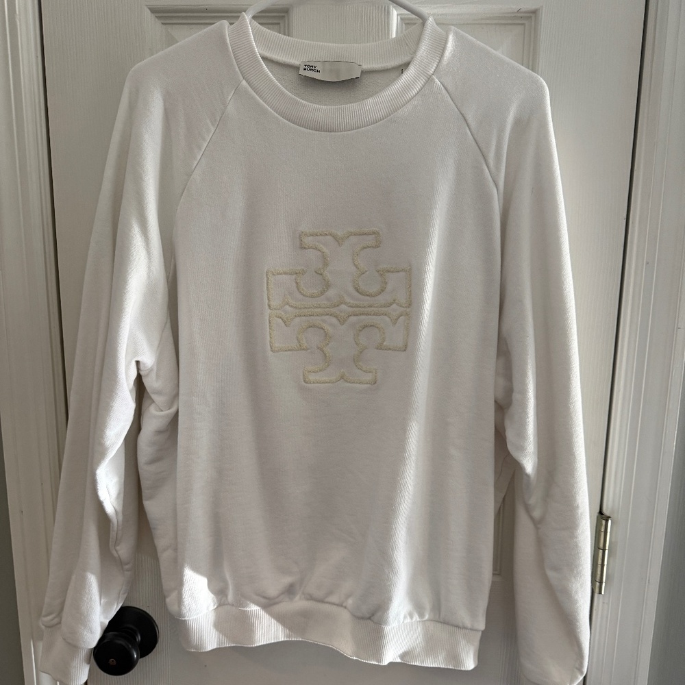 Tory Burch Heavy French Terry Crewneck Large
